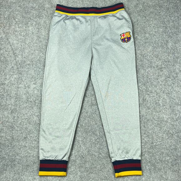 FC Barcelona Pants Mens Extra Large Gray Jogger Sweatpants‎ Soccer Futbol FCB - Picture 1 of 14